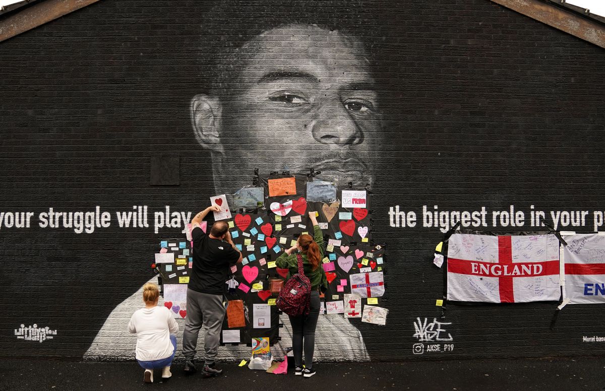 Marcus Rashford Paragraph Marcus Rashford sorry for penalty miss but ‘will never apologise’ for ...