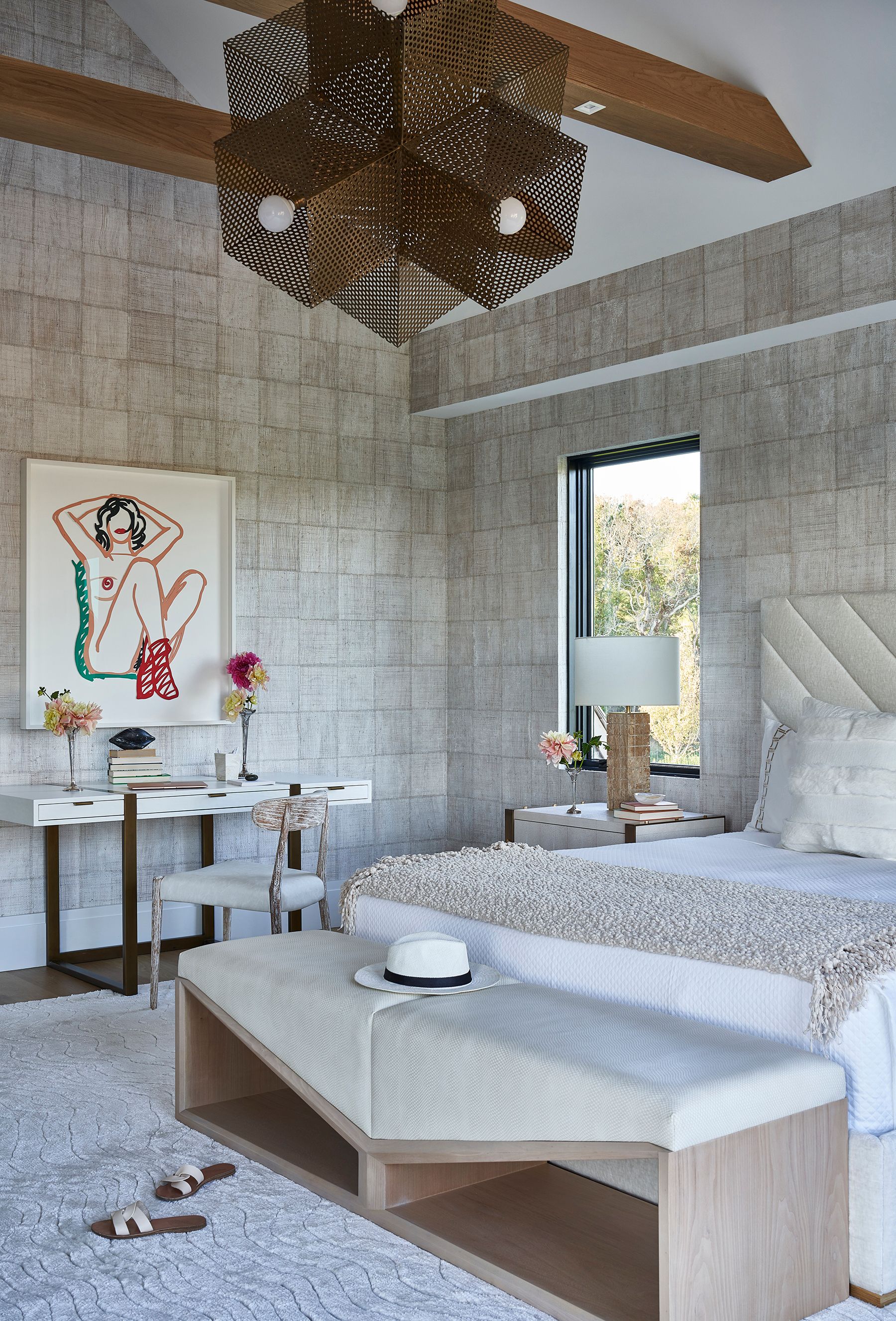 Grey bedroom