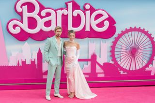 Ryan Gosling and Margot Robbie at the Barbie premier