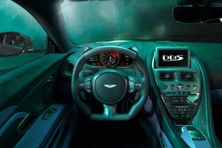 Steering wheel inside Aston Martin DBS 770 Ultimate
