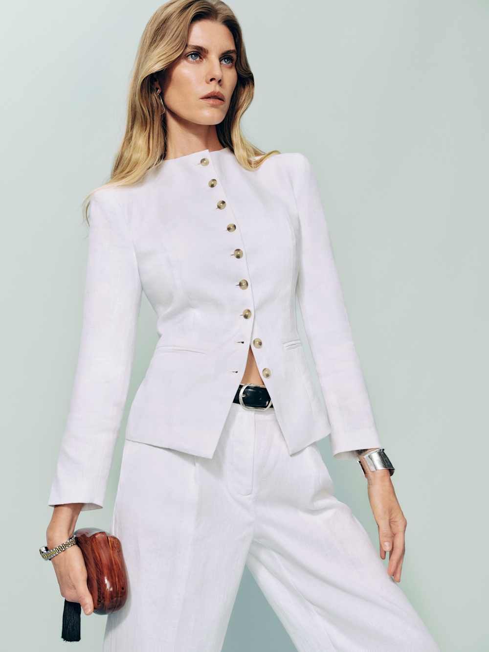 Lydia Linen Jacket
