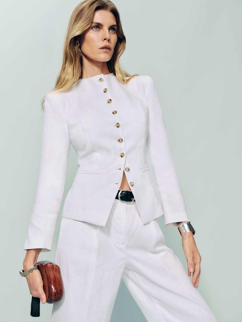 Lydia Linen Jacket