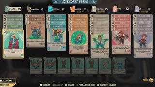 Perk cards for Ghouls in Fallout 76