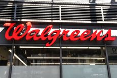 A Walgreens logo at one of their stores in New York. 