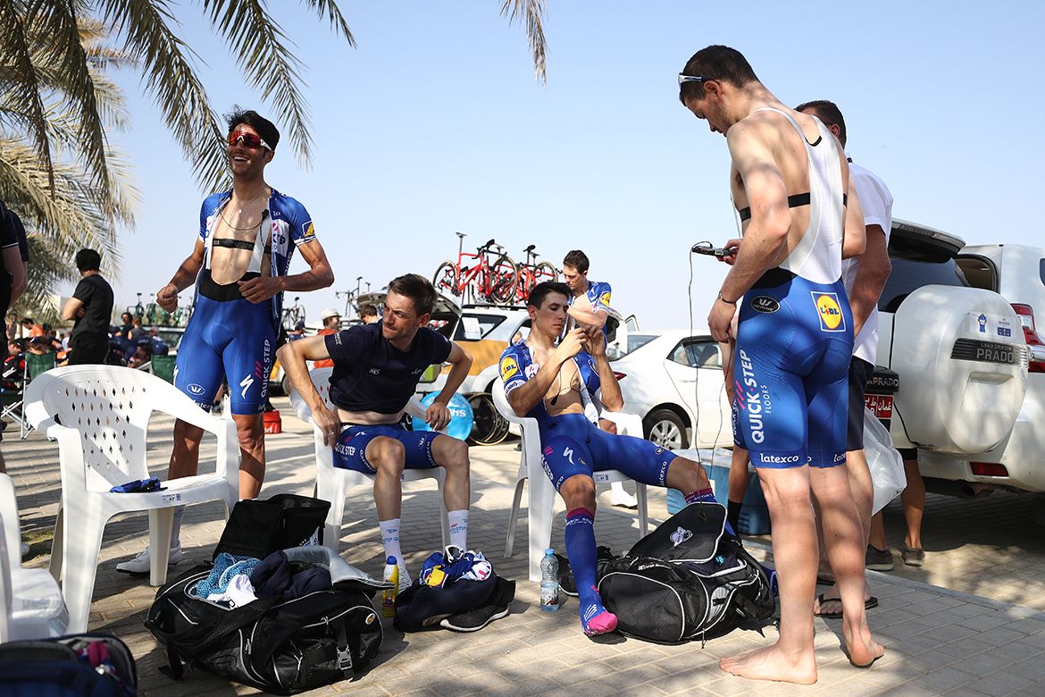 Quick-Step Floors at the Tour of Oman.