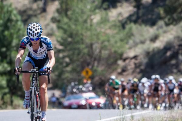 Exergy attacked several times on the last lap.