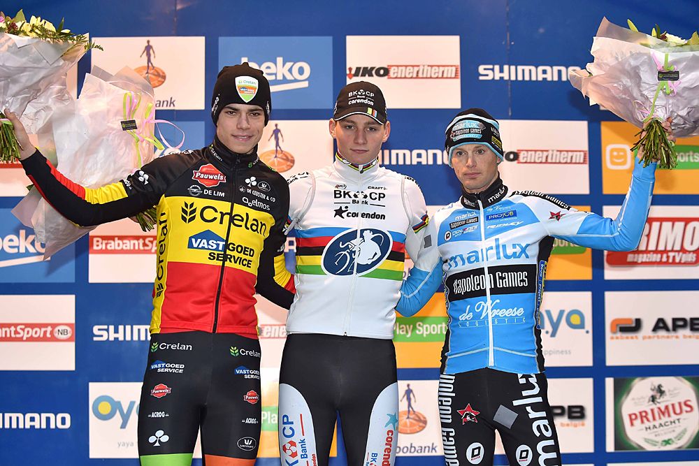 Mathieu Van der Poel wins the last World Cup race in Hoogerheide