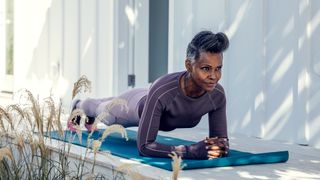 Woman doing plank