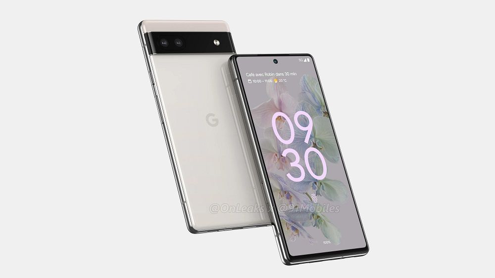 Alleged Google Pixel 6a renders