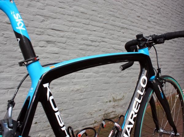 The KOBH 60.1's top tube gently arcs from end to end.