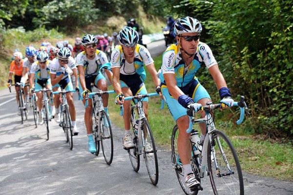 Astana was in firm control as the race headed to the final climb.