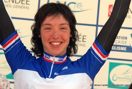 Aude Biannic (Bretagne) won the espoir national championship.
