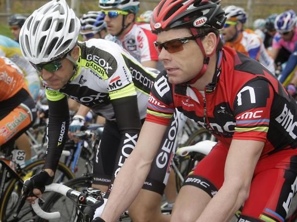 Carlos Sastre (Geox-TMC) and Cadel Evans (BMC)