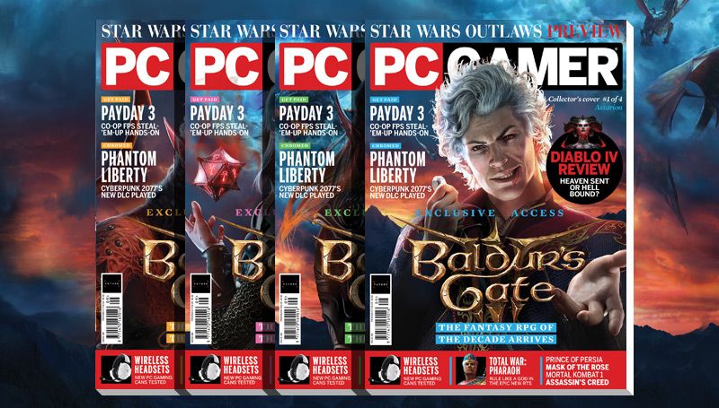 PC Gamer magazine issue 386 Baldur&#039;s Gate 3