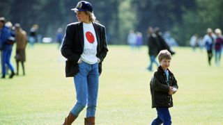 32 of the best Princess Diana Quotes - Diana at a polo game with young prince william