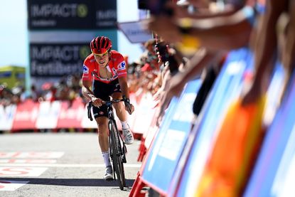 Remco Evenepoel on stage 15 of the Vuelta a España on 2022