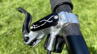 Hope XCR brake lever on bike