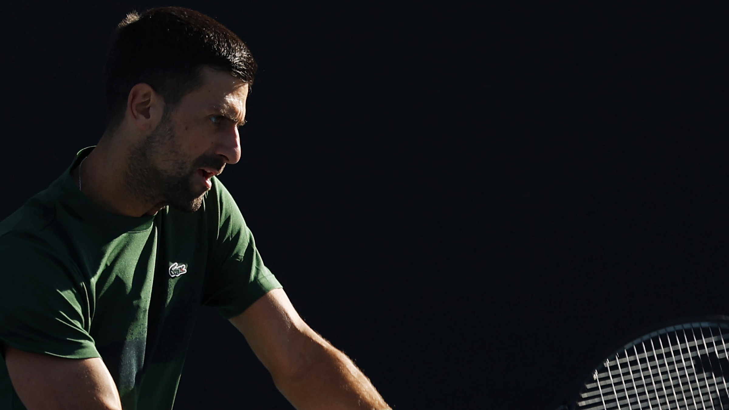 Djokovic makes his AO entrance