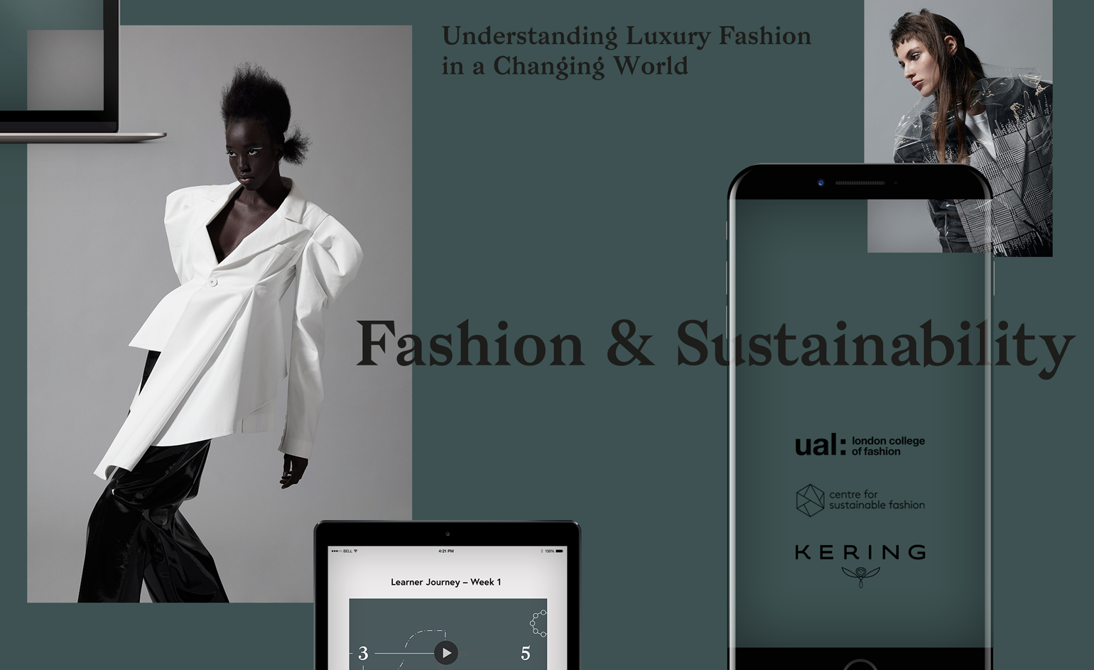 Text image of the Kering x LCF Intiative launch