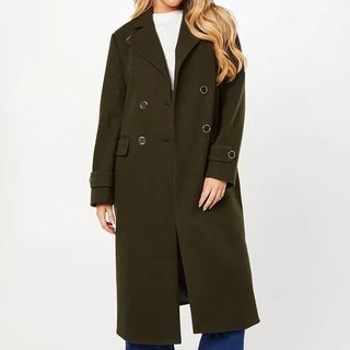 Dorothy Perkins Forest Green Coat