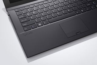 The keyboard and touchpad of the 2011 Sony Vaio Z