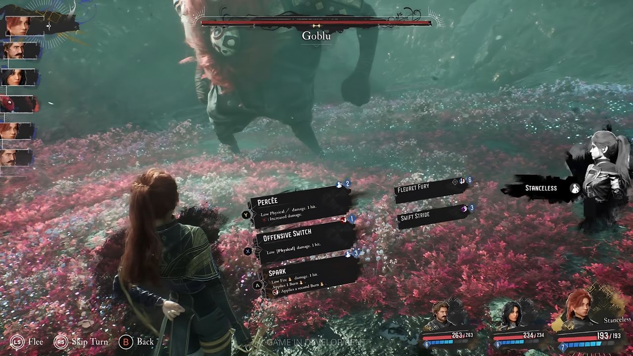 Combat shown in Expedition 33 gameplay reveal on Youtube