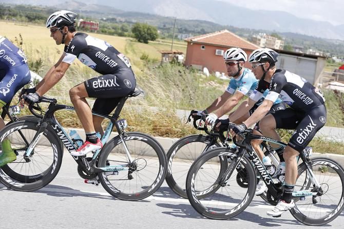 Gert Steegmans (Omega Pharma - QuickStep) and Mark Cavendish