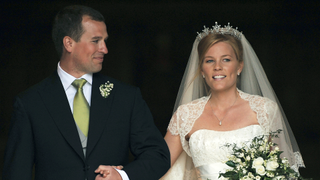 Peter Phillips marries Autumn Kelly at St. George's Chapel on May 17, 2008 in Windsor, England