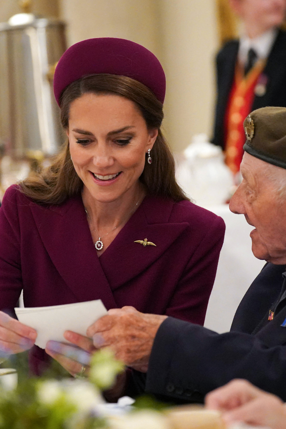 Kate Middleton with a guest