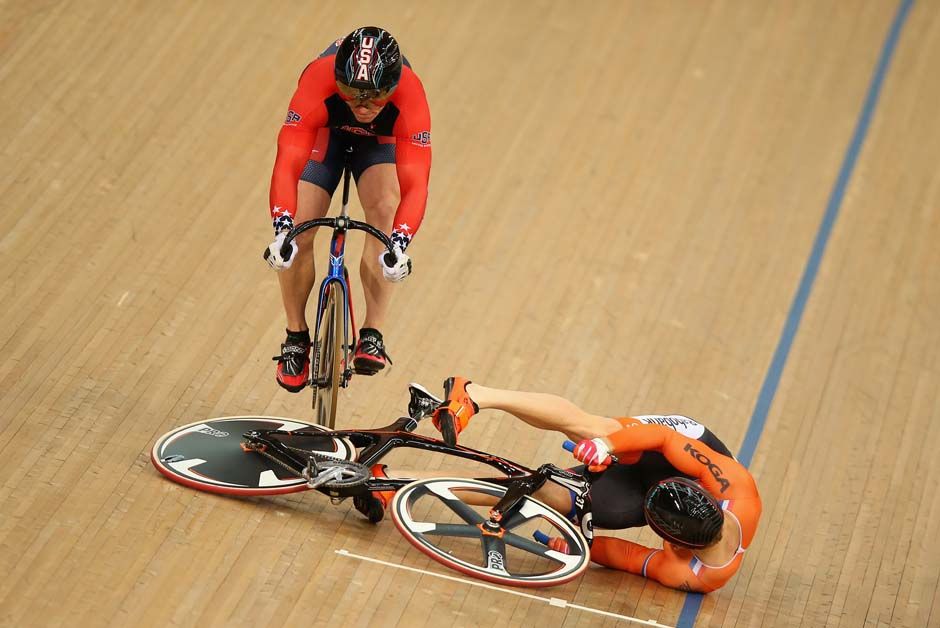 There is not a lot Matthew Baranoski can do about this crash