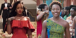Rihanna in Ocean's 8 and Lupita Nyong'o in Black Panther