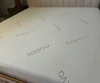 Saatva Contour5 Mattress on a bed.