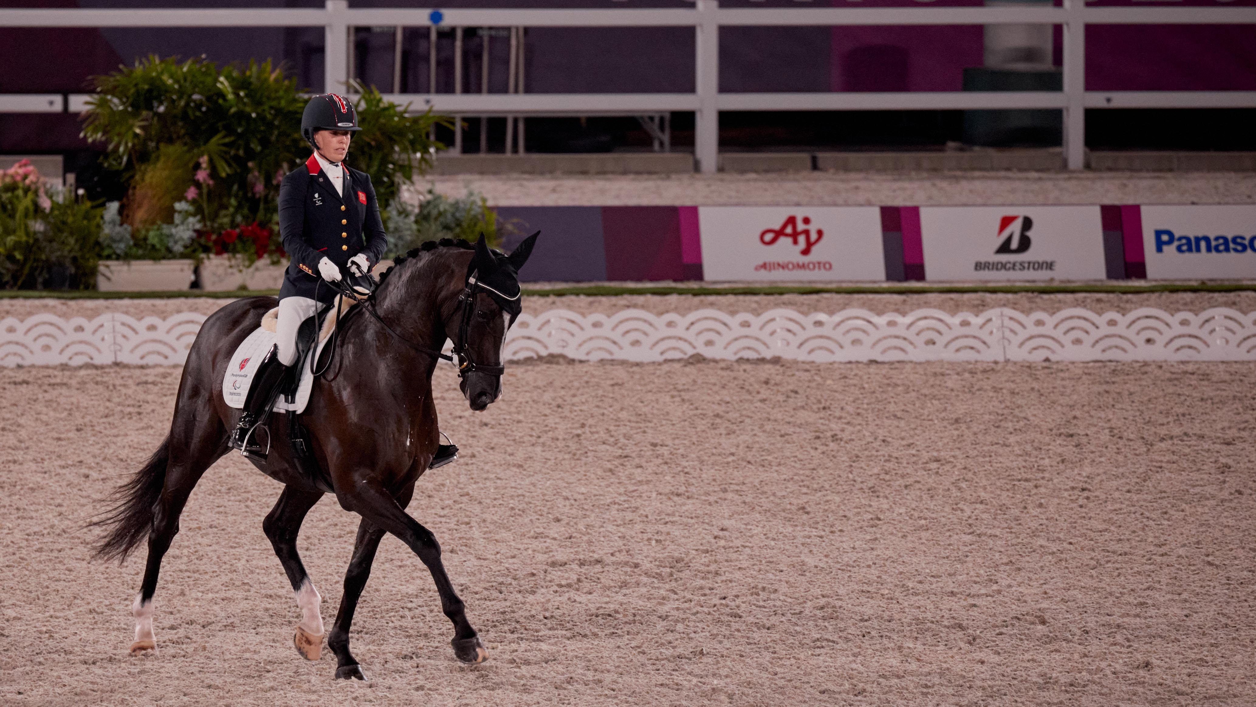Paralympics dressage: Sophie Wells and Don Cara M
