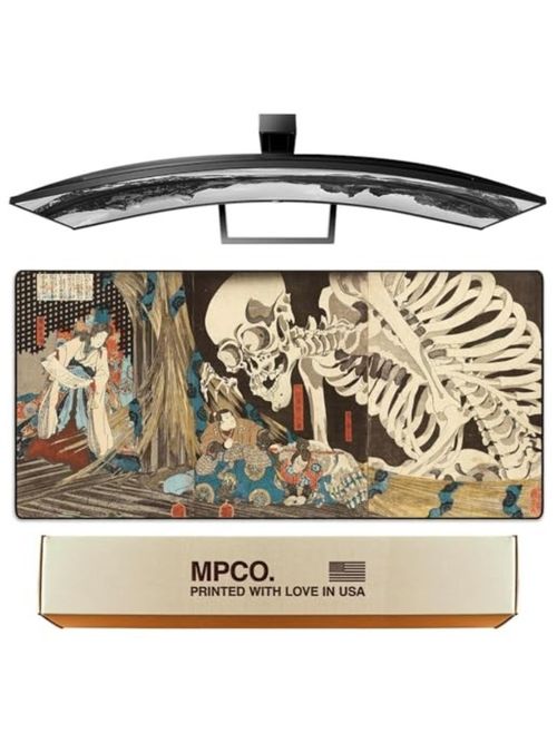 Duraglyde Ukiyo-E Skeleton: 36- x 17-inch