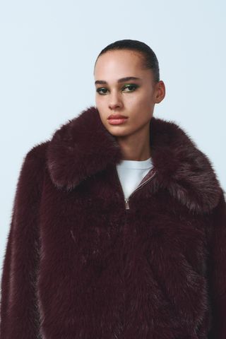 Short Faux Fur Coat