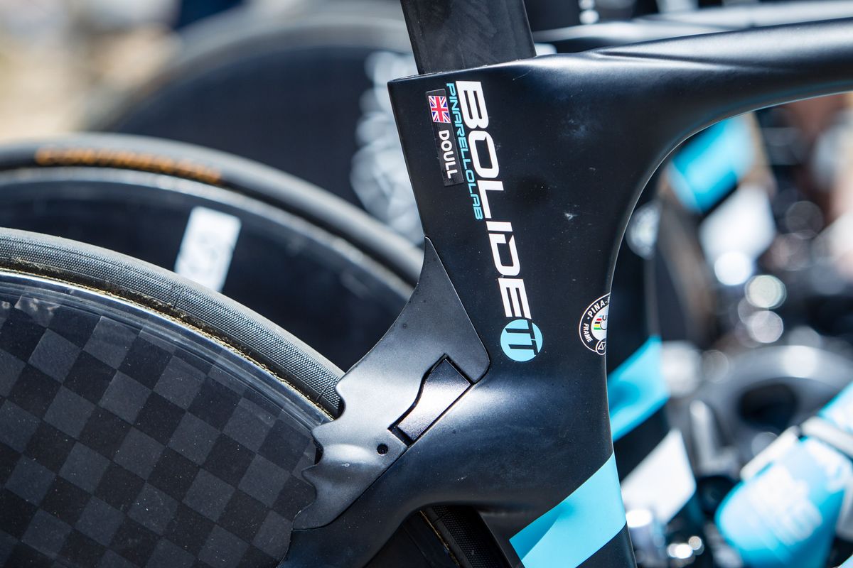 Owain Doull's Pinarello Bolide seat cluster