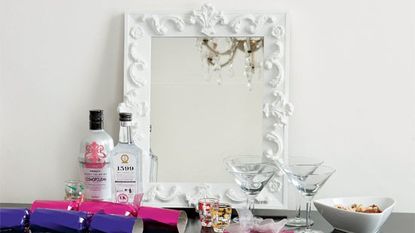 fancy rococo style mirror frame