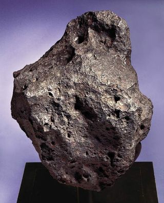 meteorites on sale at an auction house in Manhattan.