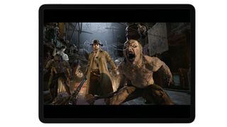 Gaming trends for 2024; resident evil village running on an iPad Pro