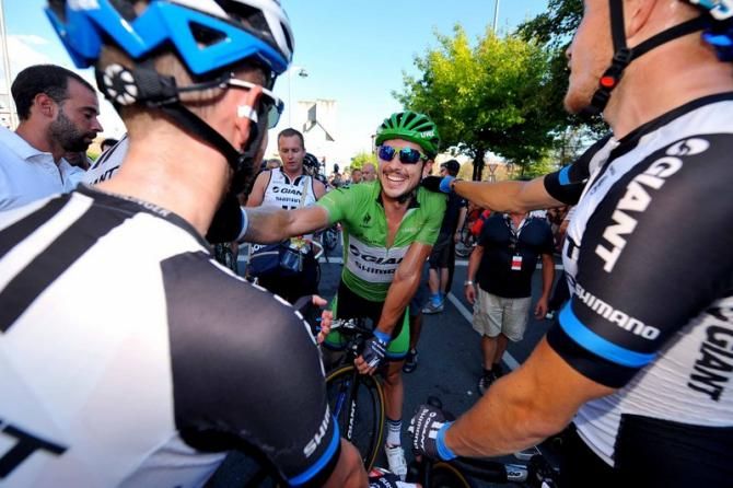 Giant-Shimano celebrate John Degenkolb's win