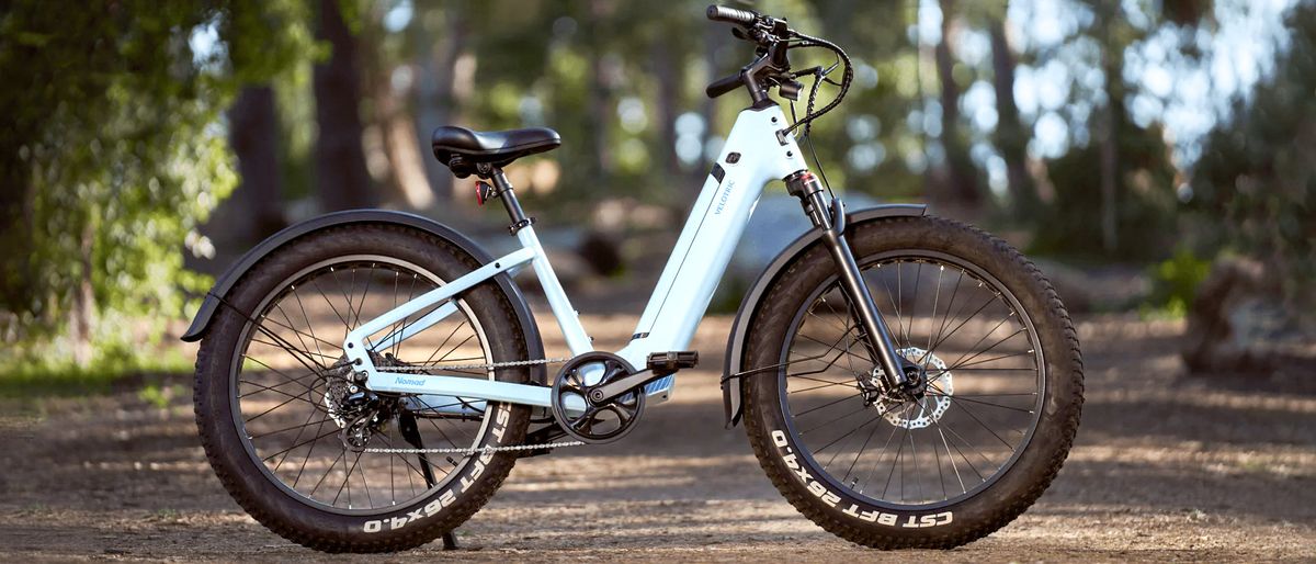 Velotric Nomad 1 sitting outside in park