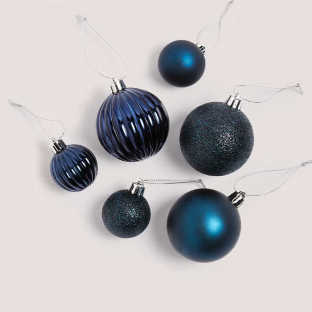 Blue baubles