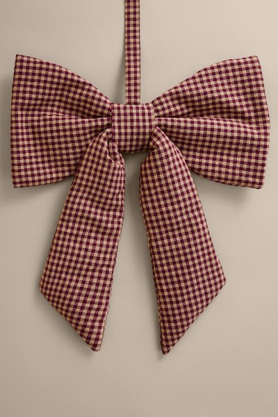 M&amp;amp;S Gingham Bow