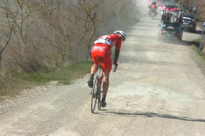Martin Kohler after doing his work for BMC on the front of the peloton