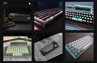 Custom keyboards on Instagram