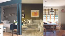 Three rooms, a bedroom, living room and kitchen by Veere Grenney