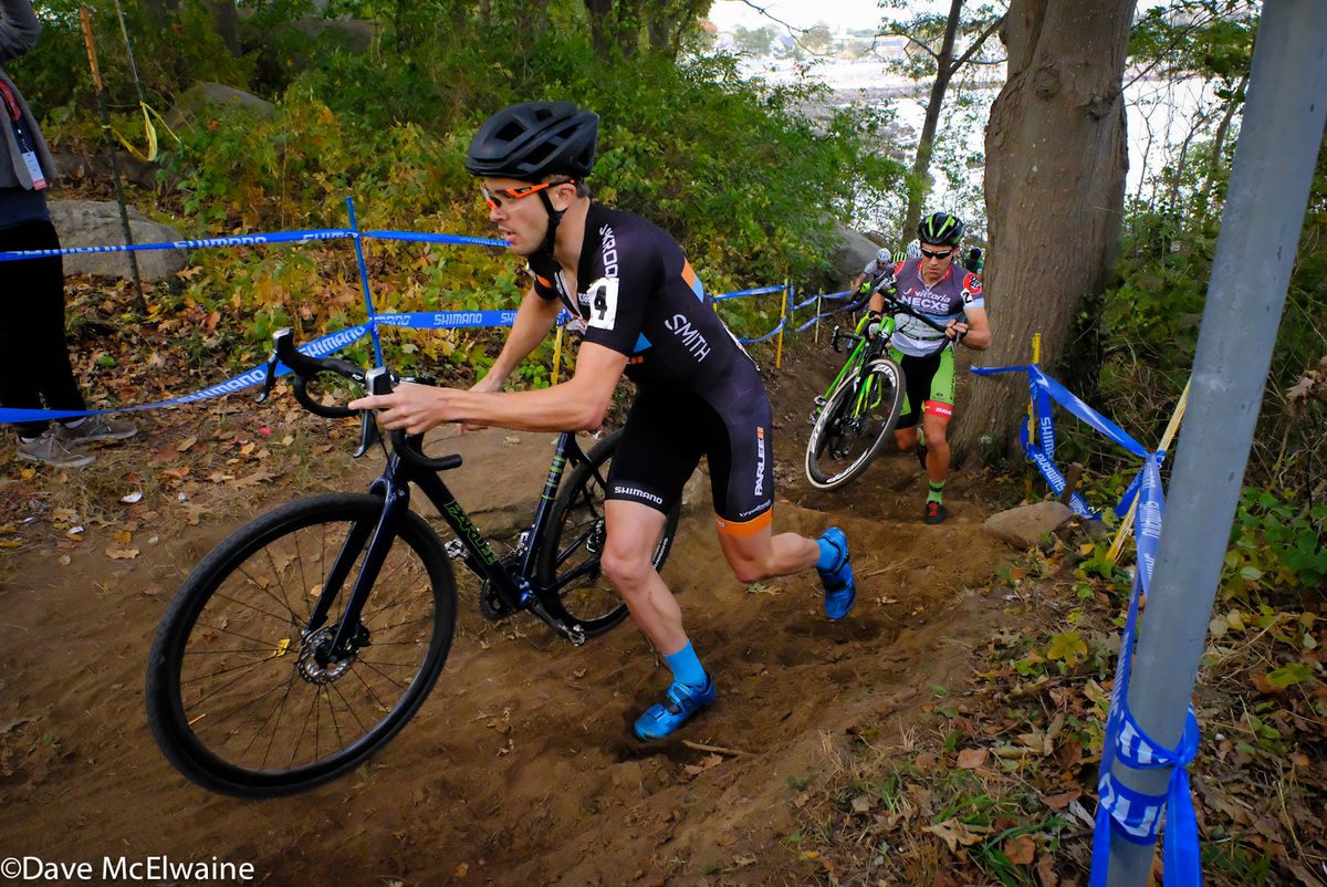 Danny Summerhill (Maxxis Shimano) leading Curtis White early in the race