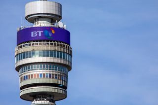 The BT tower in Central London 