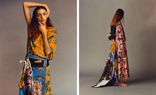 Exuberant archive prints and garment designs feature in the bohemian capsule collection