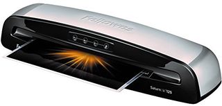 Fellowes 5736601 Laminator Saturn3i 125, 12.5 inch, Rapid 1 Minute Warm-up Laminating Machine, with Laminating Pouches Kit